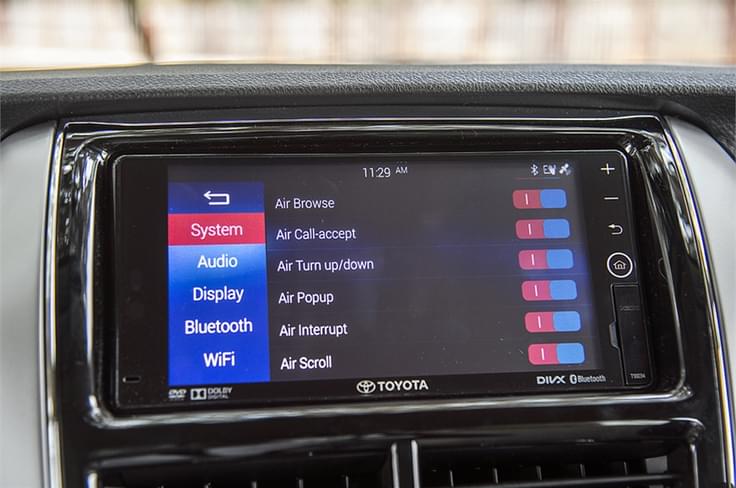 Gesture control is a first for the segment; it works surprisingly well. Gesture control is a first for the segment; it works surprisingly well.